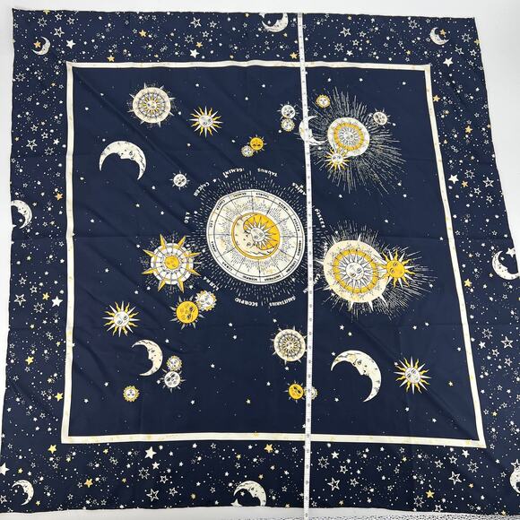 Chicos Womens Astrology Long Sleeve Top and Large Silk Scarf Set Chico's Size 2 - Picture 9 of 11